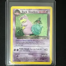 Pokemon Dark Slowbro 12/82 Team Rocket Holo Mint - Image 1