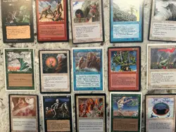 Mtg Miscut Lot x20 - Magic The Gathering Miscut Card Lot Miscut Cards Played - Image 3
