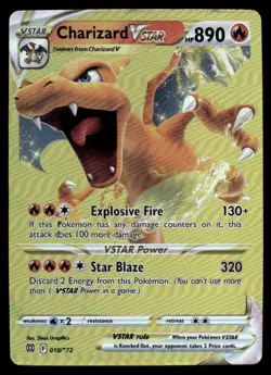 Charizard VSTAR #18 - Ultra Rare - Pokemon Brilliant Stars - LP/NM - Image 1