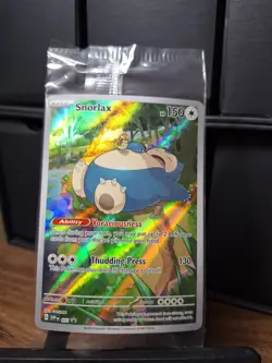 Snorlax SVP 051 Illustration Rare - Pokemon 151 ETB Black Star Promo Sealed NM - Image 1