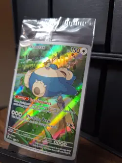 Snorlax SVP 051 Illustration Rare - Pokemon 151 ETB Black Star Promo Sealed NM - Image 2