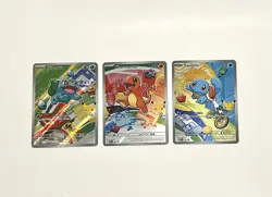 Pokemon TCG First Partner Illustration Collection Series 1 Kanto Starters - Image 1