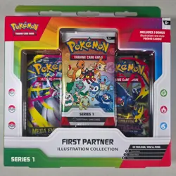 Pokemon TCG First Partner Illustration Collection Series 1 New Sealed - Image 1