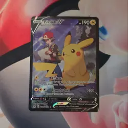 Pokemon Pikachu V Ultra Rare Full Art Holo TG16/TG30 Lost Origin Trainer Gallery - Image 1