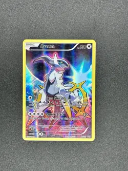Pokemon TCG Arceus XY116 Black Star Promo Full Art Holo LP - Image 1