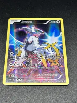 Pokemon TCG Arceus XY116 Black Star Promo Full Art Holo LP - Image 2
