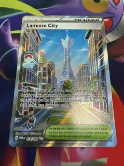 Lumiose City Full Art Trainer Rare 111/088 Pokemon ME: Perfect Order - IN HAND - Image 1