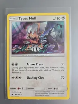 Type: Null 89/111 Crimson Invasion NM, POKEMON Holo Rare - Image 1