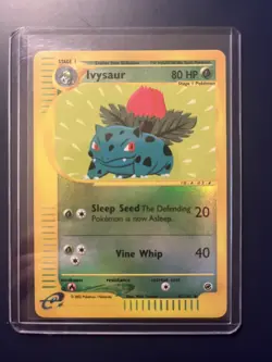 Pokemon Ivysaur 082/165 Expedition Base Set Reverse Holo HP - Image 1