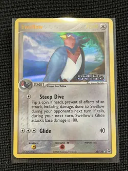 Swellow 32/113 Stamped Pokemon EX Delta Species 2005 Vintage Reverse Holo NM - Image 1
