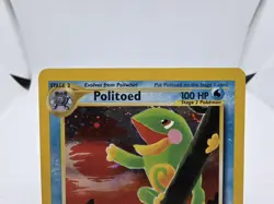 Politoed 8/75 Neo Discovery Holo Rare Pokemon TCG 2001 Tomokazu Komiya LP - Image 2
