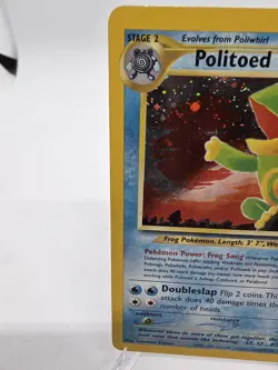 Politoed 8/75 Neo Discovery Holo Rare Pokemon TCG 2001 Tomokazu Komiya LP - Image 3