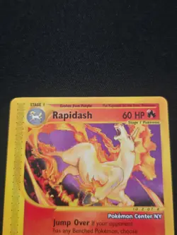 Pokemon TCG: LP WoTC Rapidash Pokemon Center NY Stamped Blackstar Promo - Image 3