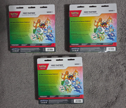 Pokemon TCG First Partner Illustration Collection Series 1 LOT OF 3 SEALED - Image 2