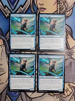4x Exclusion Mage - NM/LP Core Set 2019 M19 MTG Magic - Image 1