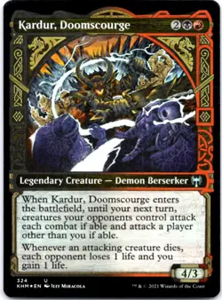 Kardur, Doomscourge (Showcase) - FOIL - Kaldheim - 324 NM - Image 1