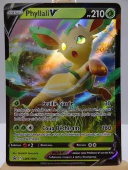 Carte Pokemon " Phyllali V " PROMO - SWSH194 - Epee & Bouclier - NM - FR - Image 3