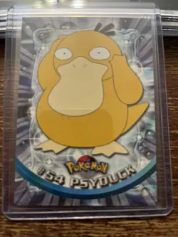 Pokemon TCG Psyduck #54 Topps TV Animation Edition Blue Label LP/VLP - Image 1