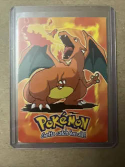 Pokemon Topps #06 Charizard E6 of 12 Non-Holo Vintage 1999 Blue Logo - Image 1