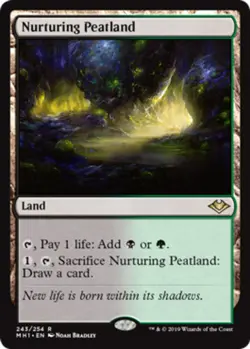 [1x] Nurturing Peatland Near Mint, English Modern Horizons MTG Magic - Image 1