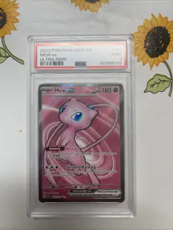 Mew ex 193/165 Sv: Scarlet & Violet Pokemon 151 Holo PSA 9 - Image 1