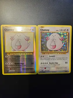 Pokemon XY Evolutions - Chansey 70/108 - Reverse Holo and Holo Set - NM - Image 1
