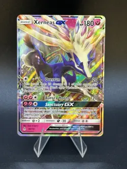 Xerneas GX *HOLO* SM Forbidden Light SM06 Fairy 90/131 Pokemon TCG NM - Image 1