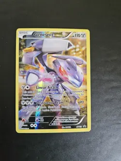 Pokemon TCG Genesect XY119 Full Art Holo Black Star Promo LP - Image 1