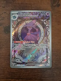 Mismagius 212/193 Paldea Evolved Illustration Full Art Holo Pokemon Near Mint - Image 1