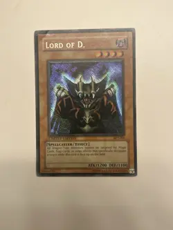 Lord Of D. BPT-004 Secret Rare (Reverse Foil Misprint) MP Yugioh - Image 1