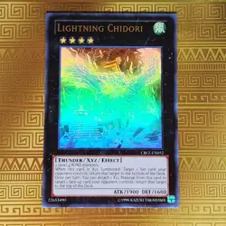 Lightning Chidori CBLZ-EN052 Cosmo Blazer Ultra Rare Holo Yugioh TCG - Image 1