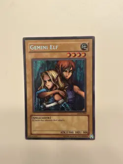 Gemini Elf LON-000 Secret Rare (Reverse Foil Misprint) NM Yugioh - Image 1