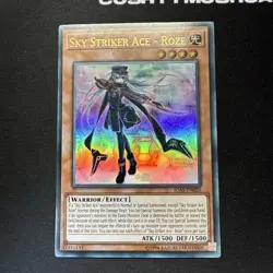 YUGIOH SKY STRIKER ACE ROZE ULTRA RARE IGAS-EN020 - Image 2