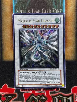 Yugioh Majestic Star Dragon SOVR-EN040 Ultimate Rare 1st Ed MP - Image 1