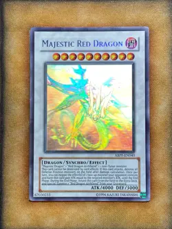 Yugioh Majestic Red Dragon ABPF-EN040 Ghost Rare MP - Image 1