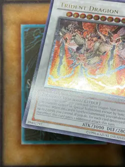 Yugioh Trident Dragion RGBT-EN043 Ultimate Rare 1st Ed LP - Image 4