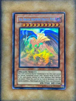 Yugioh Red Dragon Archfiend/Assault Mode CRMS-EN004 Ghost Rare LP - Image 1