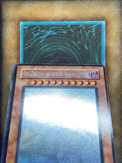 Yugioh Red Dragon Archfiend/Assault Mode CRMS-EN004 Ghost Rare LP - Image 2