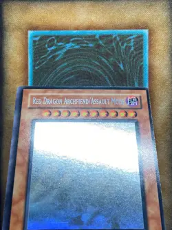 Yugioh Red Dragon Archfiend/Assault Mode CRMS-EN004 Ghost Rare LP - Image 3