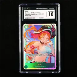CGC 10 GEM MINT 2025 One Piece JPN Nami OP14-031 SR - Image 1