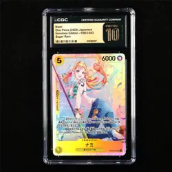 CGC 10 Pristine 2025 One Piece JPN Nami EB03-053 SR - Image 1