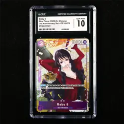 CGC 10 GEM MINT 2025 One Piece CHN Baby 5 OP10-076 UC(2) - Image 1
