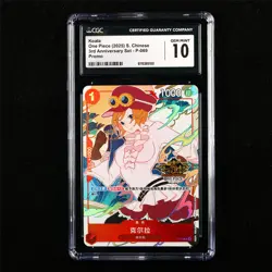 CGC 10 GEM MINT 2025 One Piece CHN Koala P-069 P(2) - Image 1