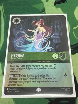 Megara Secret Keeper 213/204 EPIC Disney Lorcana Card Whispers In The Well - Image 1