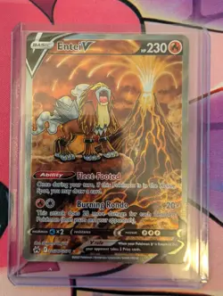 Pokemon TCG Entei V GG36/GG70 - Crown Zenith Galarian Gallery Card - NM/M - Image 4