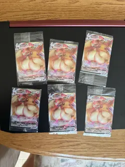 Pokemon Eevee VMAX LOT OF 6 Shining Fates Black Star Promo Cards Factory Sealed - Image 1