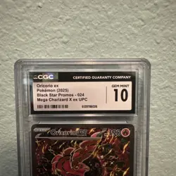 Pokemon Oricorio EX 024 Promo Mega Charizard EX UPC CGC 10 Gem Mint Graded 🆕✅ - Image 2