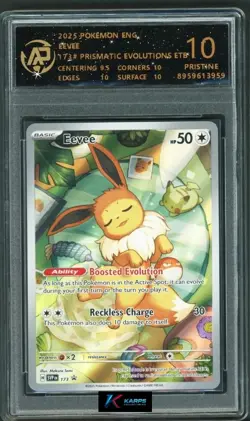 Pokemon RPA 10 Eevee #173 Prismatic Evolutions ETB 2025 English - Image 1