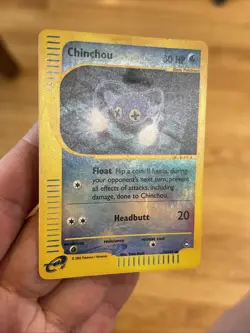 Pokemon TCG Chinchou 70/147 - Aquapolis - Reverse Holo Foil Old-School E Reader - Image 3