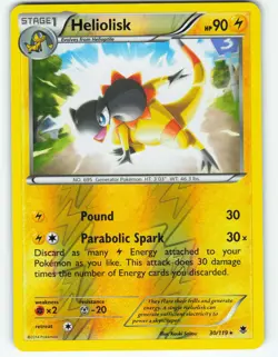 Heliolisk - Reverse Holo - 30/119 Phantom Forces - Pokemon TCG - 2014 - Image 1